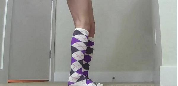  I want to rub my socks on your hard cock JOI